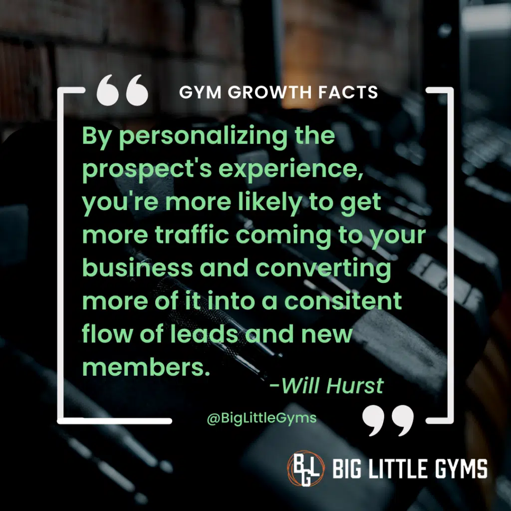 convert a consistent flow of leads and new gym members