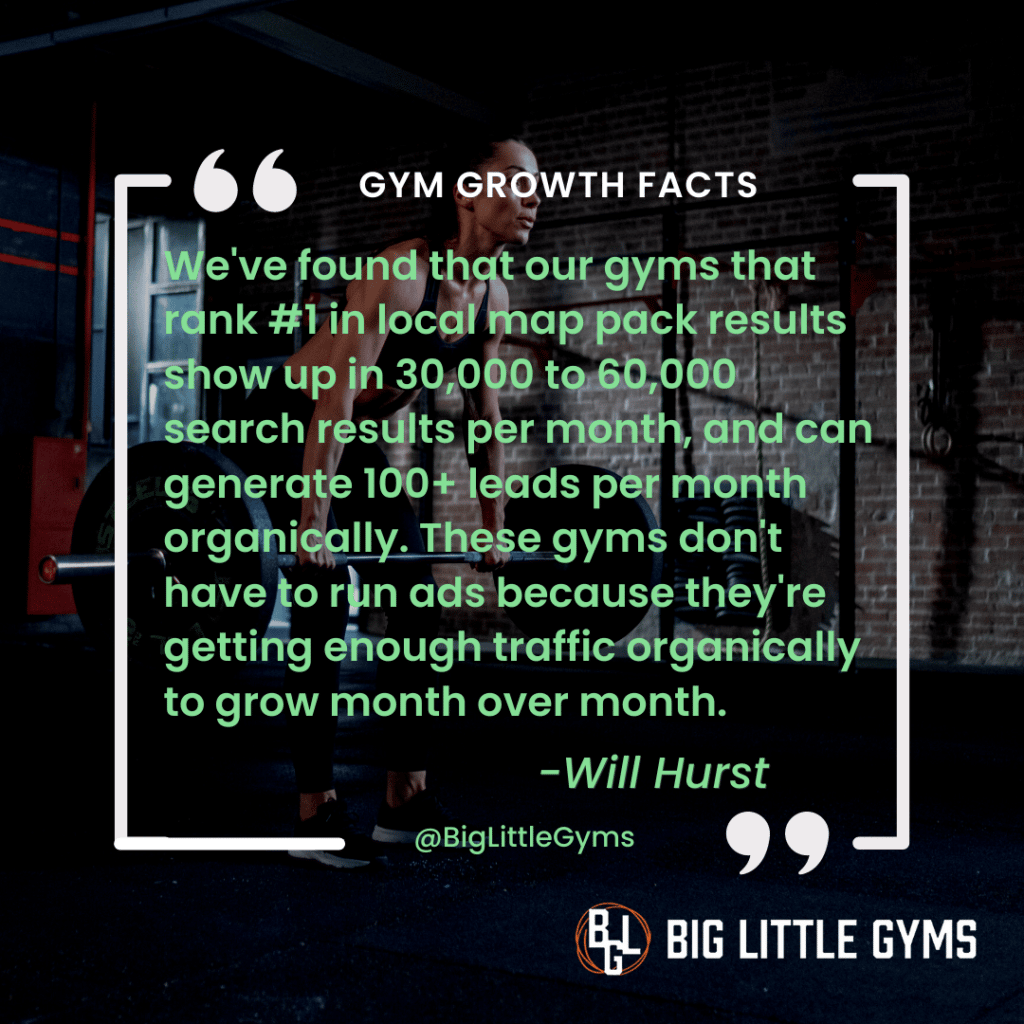 google local map pack strategy for gyms - gym marketing tips